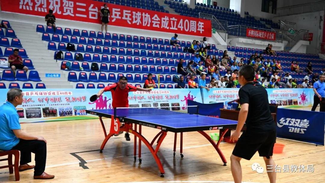 三台县举行乒乓球“牛头杯凤凰杯”开赛仪式